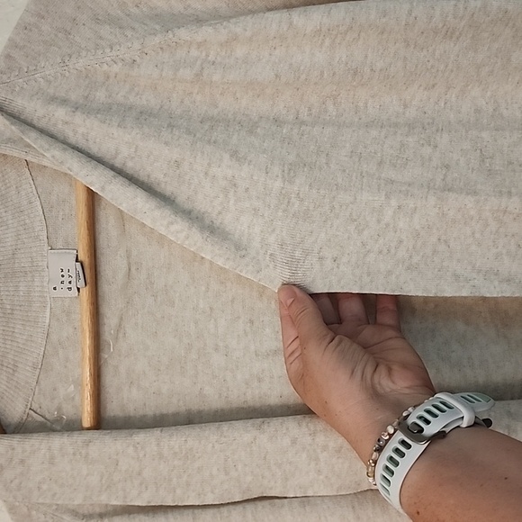 A New Day Heather Oat Long Cardigan - Picture 7 of 14
